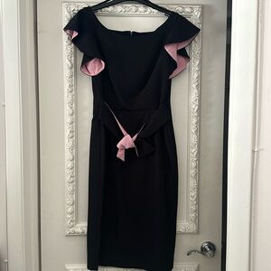 BNWT MILLY BLACK/PINK DRESS